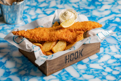 Hook Camden – fish and chips i London