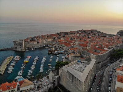 Resturang Orsan i Dubrovniks småbåtshamn