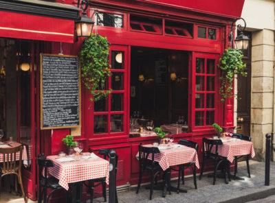Restaurang i Paris